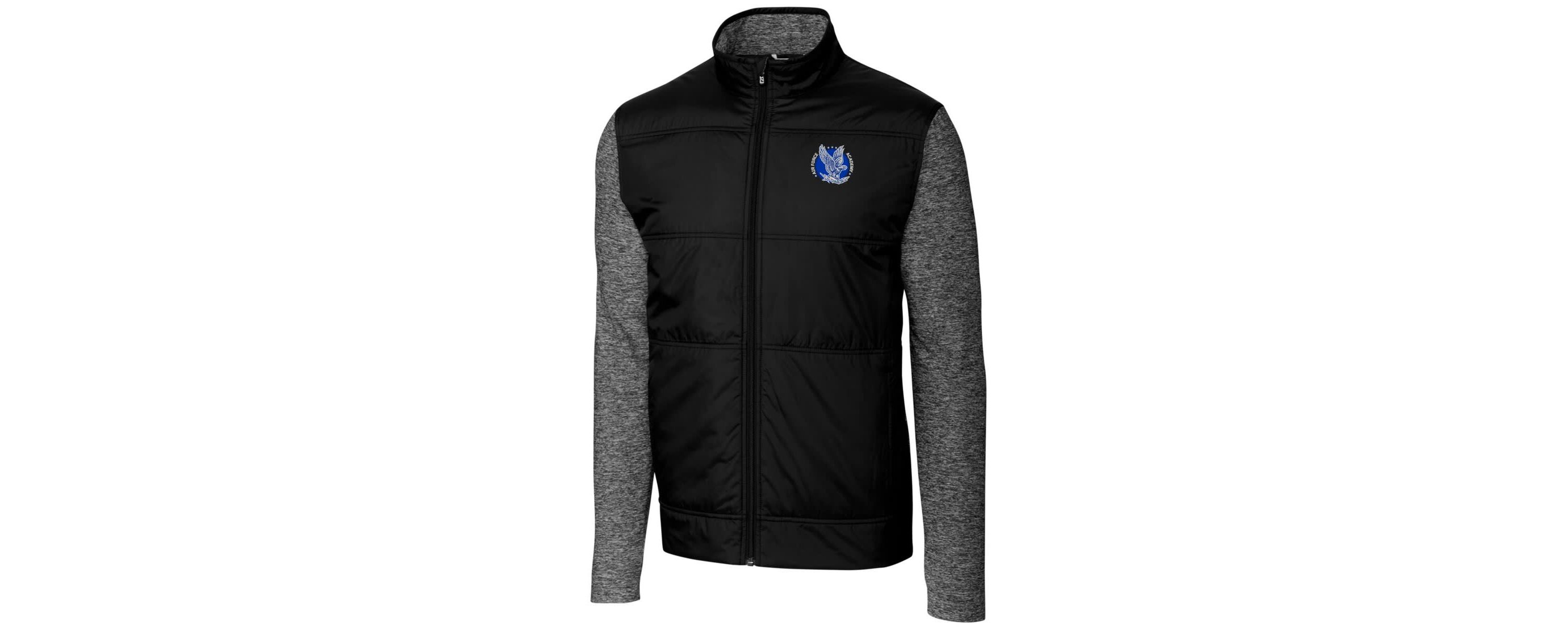 NCAA Air Force Falcons Vault Big & Tall Stealth Hybrid Quilted Full-Zip Windbreaker Jacket