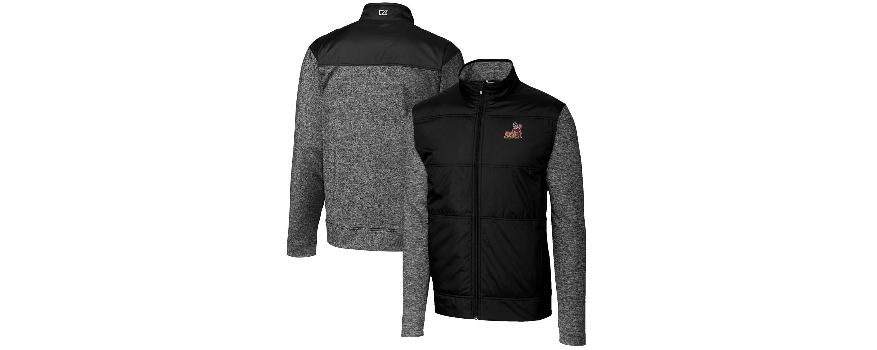 NCAA Arizona State Sun Devils Vault Big & Tall Stealth Hybrid Quilted Full-Zip Windbreaker Jacket
