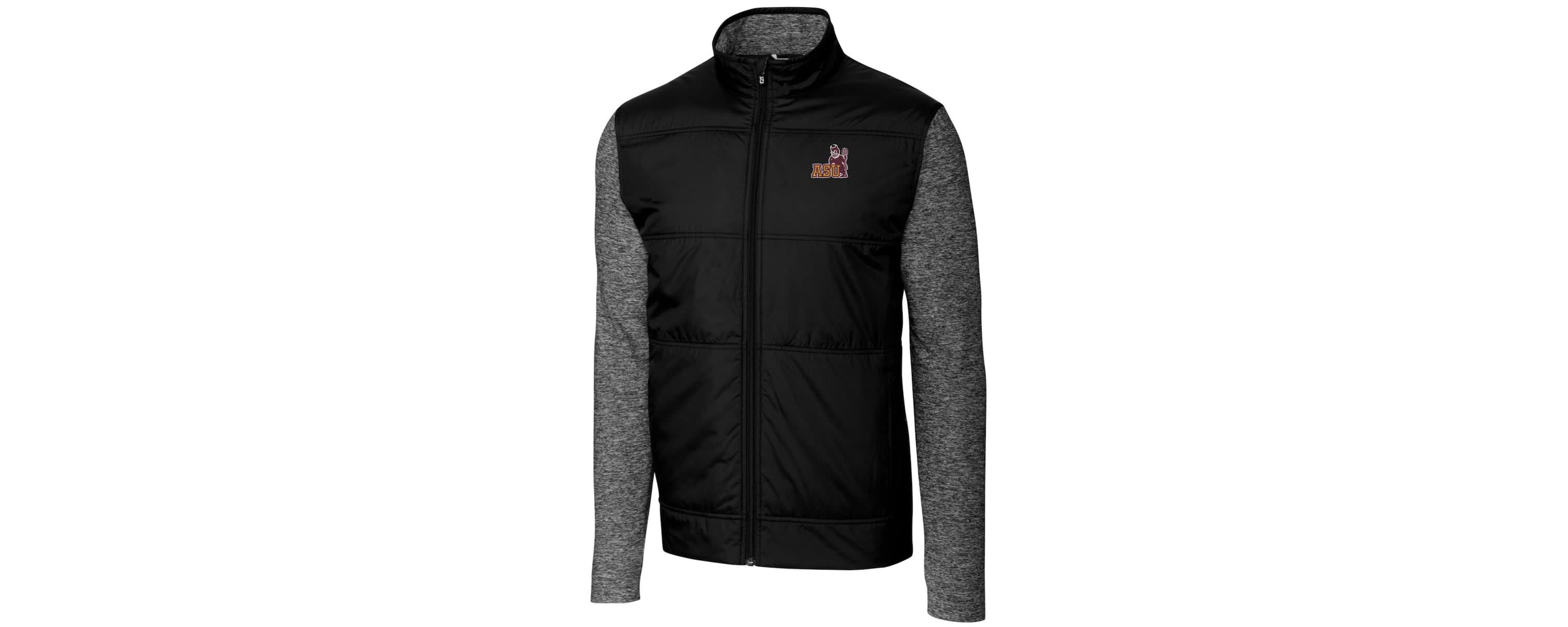 NCAA Arizona State Sun Devils Vault Big & Tall Stealth Hybrid Quilted Full-Zip Windbreaker Jacket