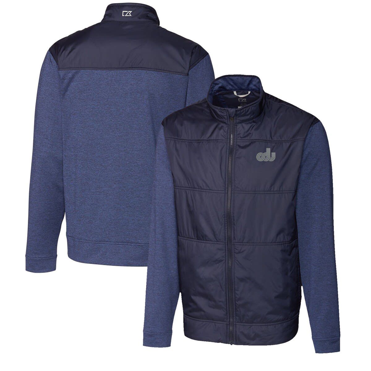 NCAA Old Dominion Monarchs Vault Big & Tall Stealth Hybrid Quilted Full-Zip Windbreaker Jacket