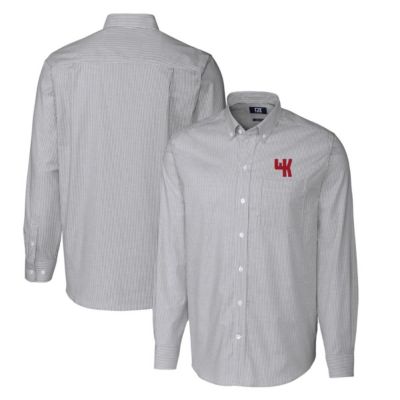 NCAA Western Kentucky Hilltoppers Vault Big & Tall Oxford Stripe Long Sleeve Button-Down Shirt