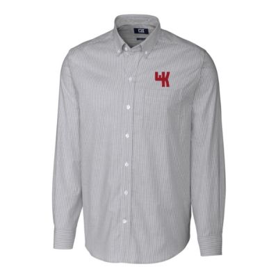 NCAA Western Kentucky Hilltoppers Vault Big & Tall Oxford Stripe Long Sleeve Button-Down Shirt