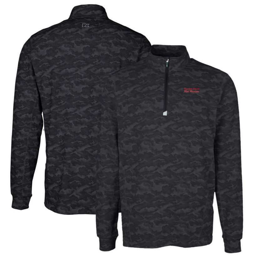 Texas Tech Red Raiders NCAA Texas Tech Raiders Vault Big & Tall Traverse Print Stretch Quarter-Zip Pullover Top