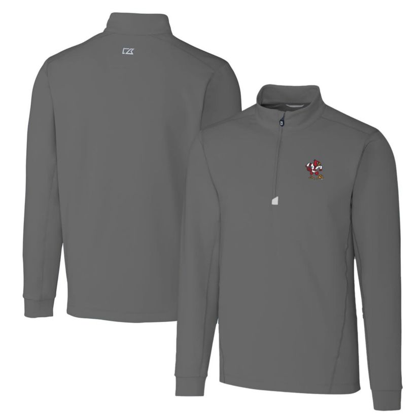 NCAA Louisville Cardinals Big & Tall Traverse Stretch Quarter-Zip Pullover Top