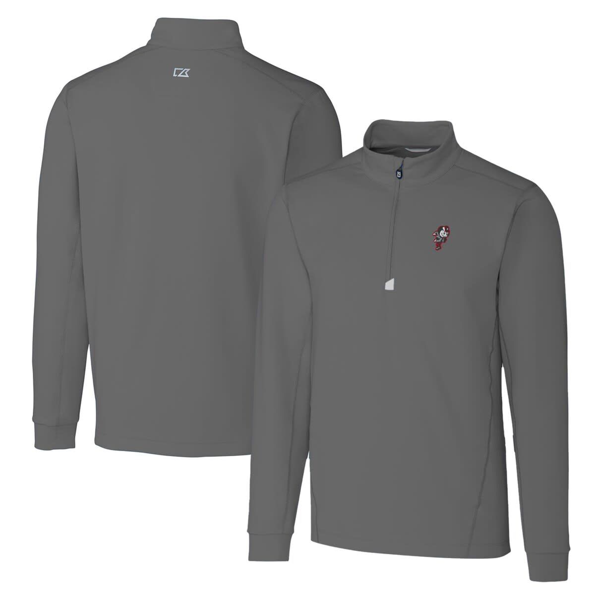 NCAA Ohio State Buckeyes Big & Tall Traverse Stretch Quarter-Zip Pullover Top