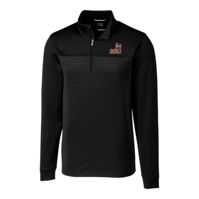 NCAA Arizona State Sun Devils Big & Tall Traverse Stripe Stretch Quarter-Zip Pullover Top