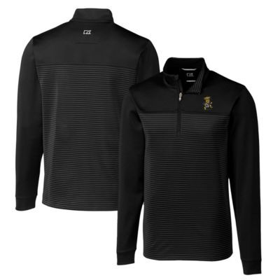 NCAA Wichita State Shockers Big & Tall Traverse Stripe Stretch Quarter-Zip Pullover Top