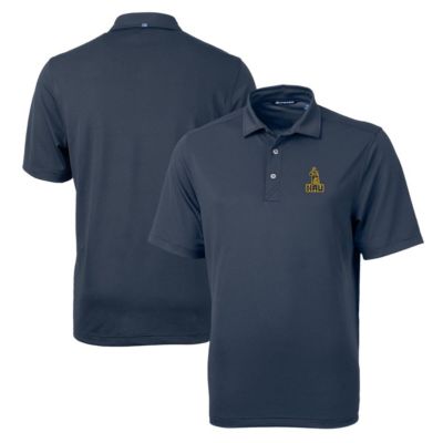 Cutter & Buck Men's NCAA Northern Arizona Lumberjacks Team Big & Tall Virtue Eco Pique Recycled Polo, Navy Blue, LT