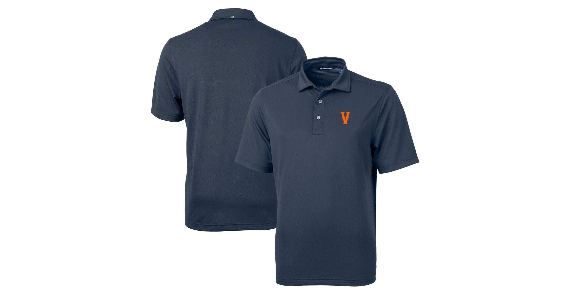 NCAA Virginia Cavaliers Vintage Team Big & Tall Virtue Eco Pique Recycled Polo