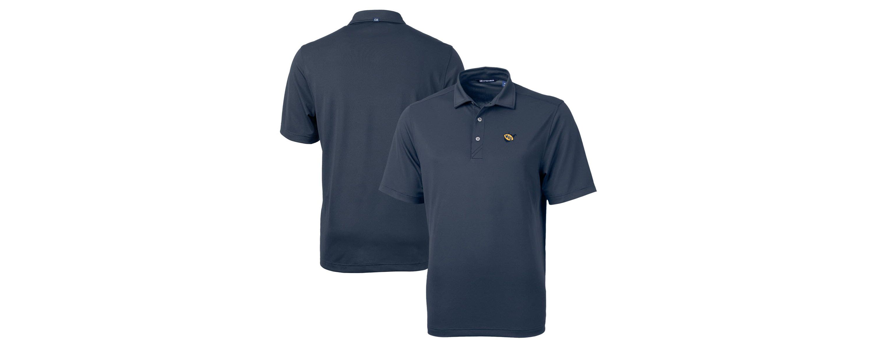 NCAA West Virginia Mountaineers Team Big & Tall Virtue Eco Pique Recycled Polo