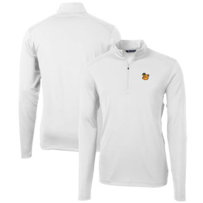 NCAA Baylor Bears Team Big & Tall Virtue Eco Pique Recycled Quarter-Zip Pullover Top