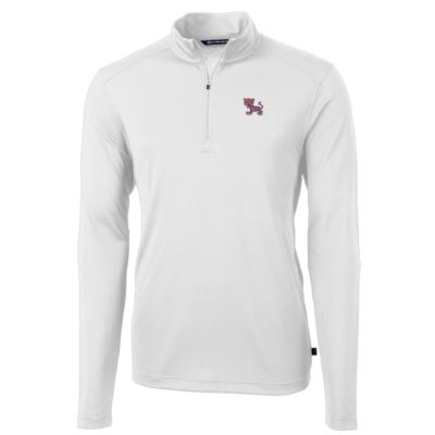 NCAA Clemson Tigers Team Big & Tall Virtue Eco Pique Recycled Quarter-Zip Pullover Top