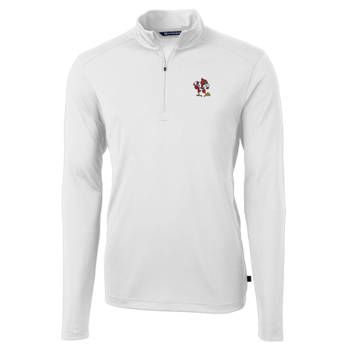 NCAA Louisville Cardinals Team Big & Tall Virtue Eco Pique Recycled Quarter-Zip Pullover Top
