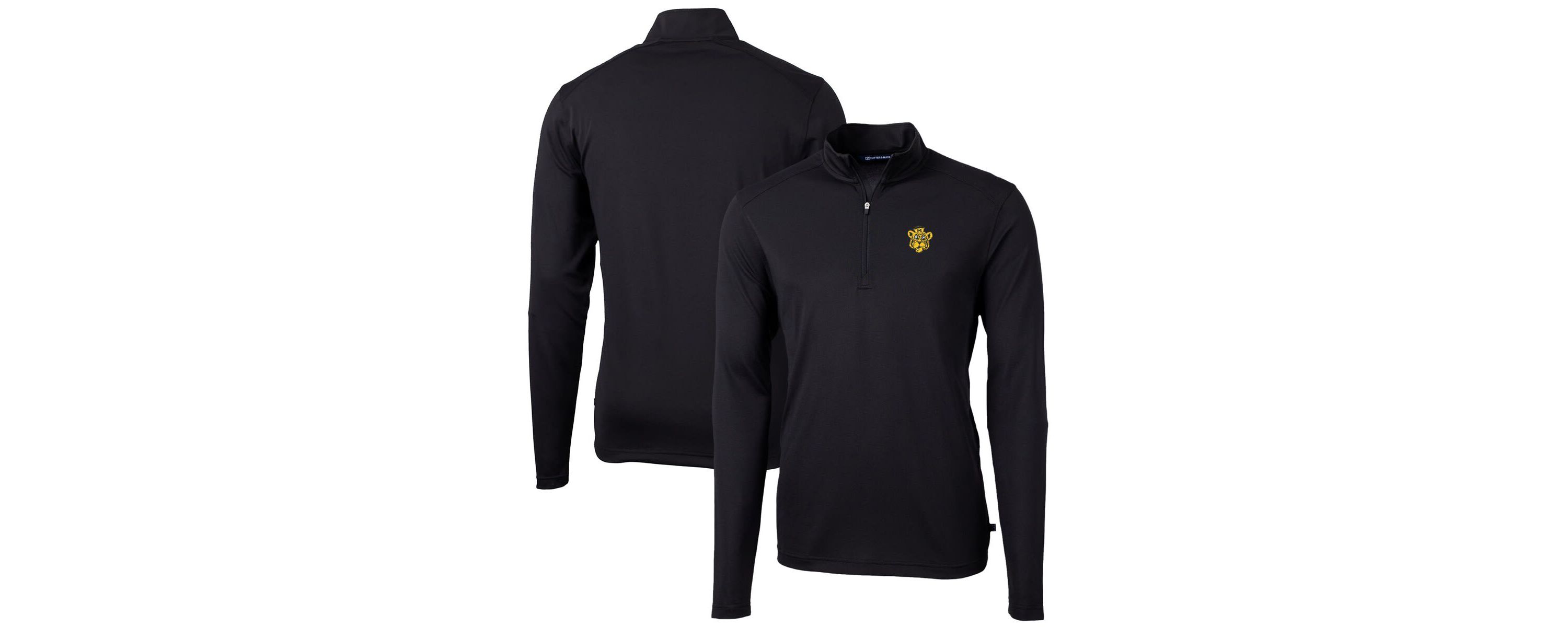 NCAA Missouri Tigers Team Big & Tall Virtue Eco Pique Recycled Quarter-Zip Pullover Top