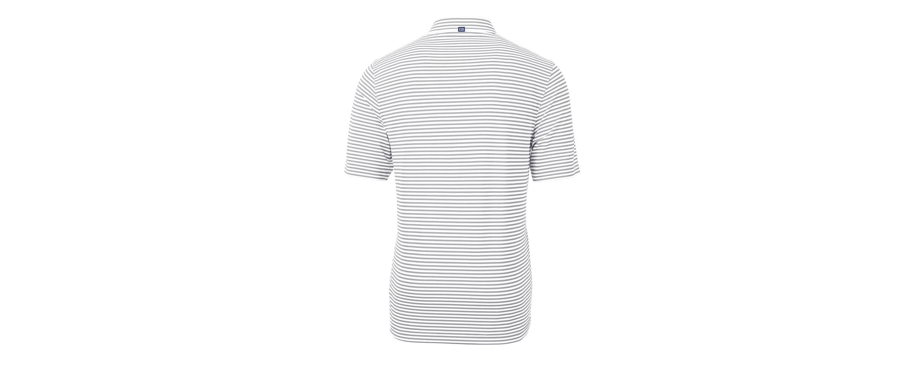 NCAA Auburn Tigers Big & Tall Team Logo Virtue Eco Pique Stripe Recycled Polo