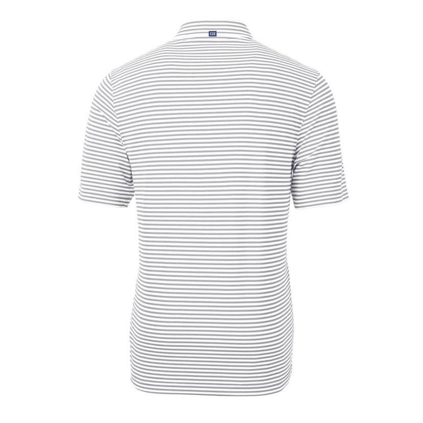 NCAA Auburn Tigers Big & Tall Team Logo Virtue Eco Pique Stripe Recycled Polo