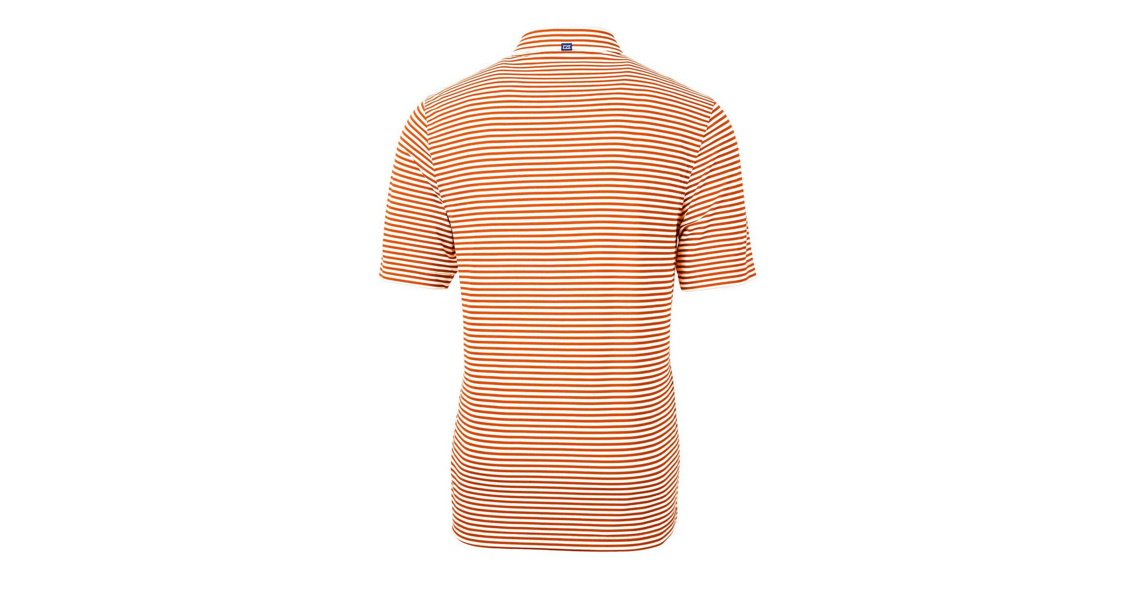 NCAA Florida Gators Big & Tall Team Logo Virtue Eco Pique Stripe Recycled Polo