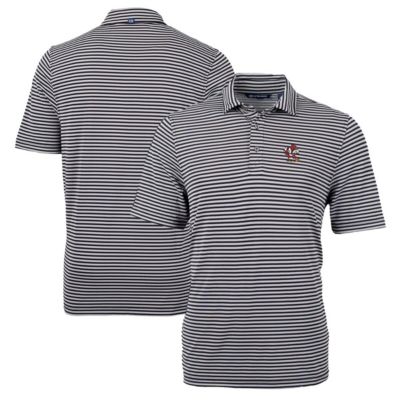 NCAA Louisville Cardinals Big & Tall Team Logo Virtue Eco Pique Stripe Recycled Polo