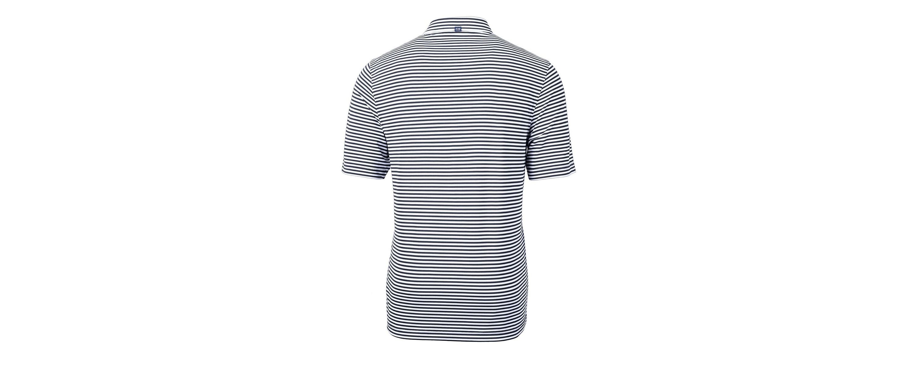 NCAA Northern Arizona Lumberjacks Big & Tall Team Logo Virtue Eco Pique Stripe Recycled Polo