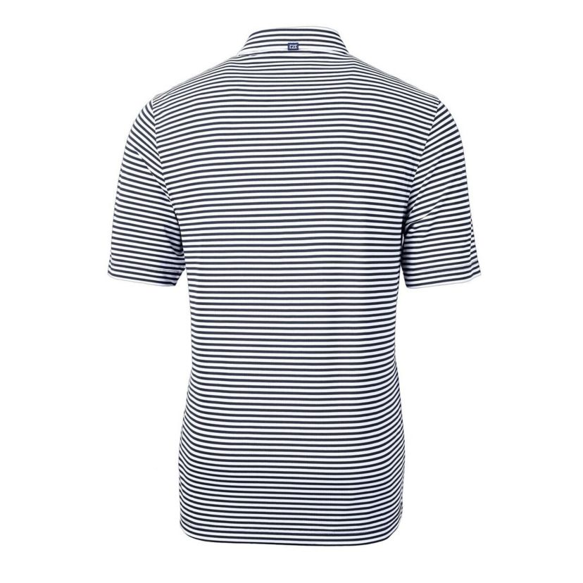 NCAA Northern Arizona Lumberjacks Big & Tall Team Logo Virtue Eco Pique Stripe Recycled Polo