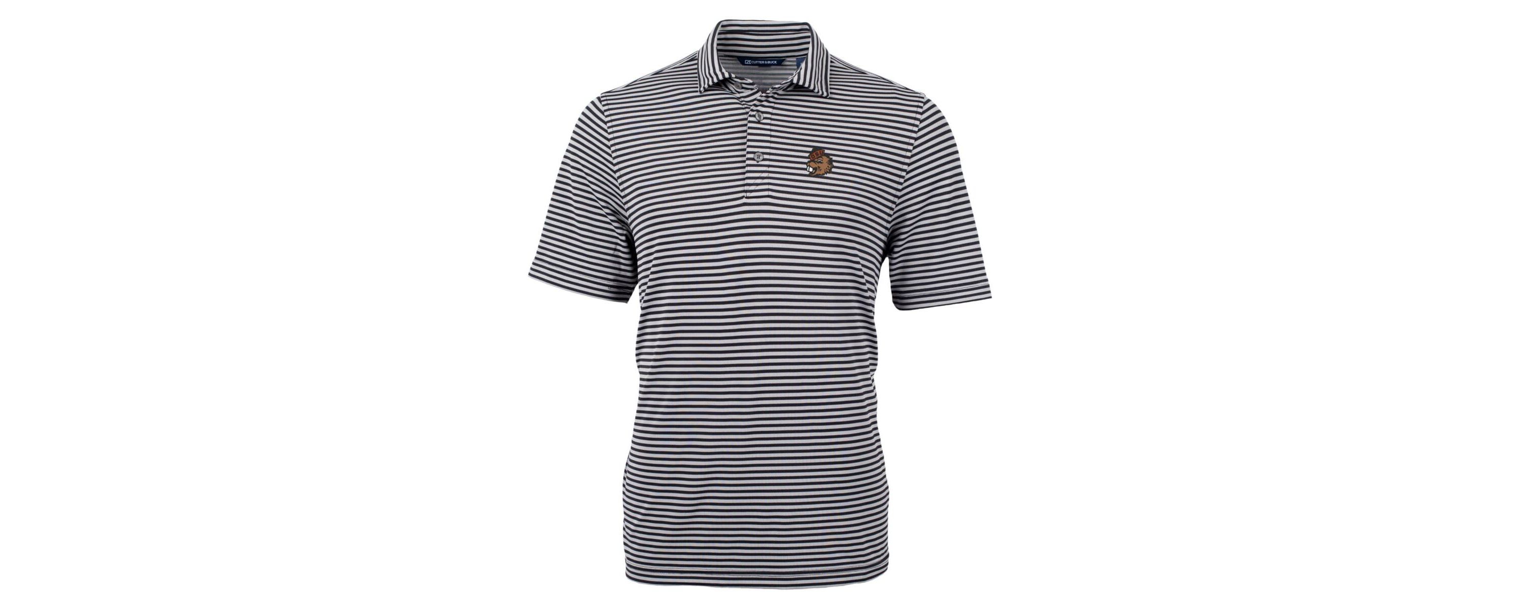 NCAA Oregon State Beavers Big & Tall Team Logo Virtue Eco Pique Stripe Recycled Polo