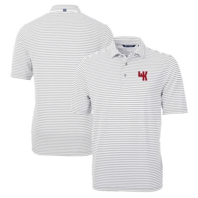 NCAA Western Kentucky Hilltoppers Big & Tall Team Logo Virtue Eco Pique Stripe Recycled Polo