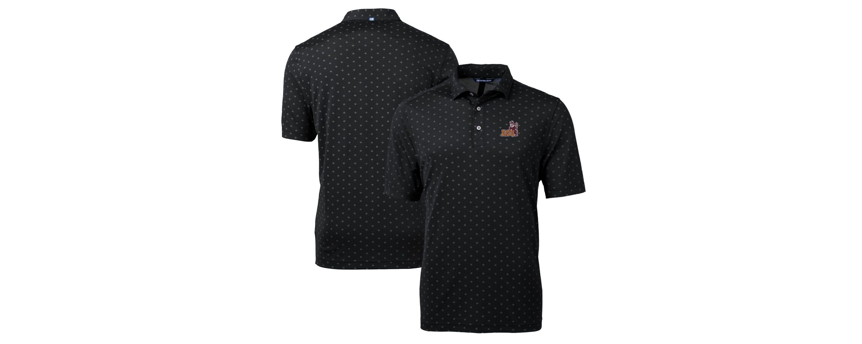 NCAA Arizona State Sun Devils Team Big & Tall Virtue Eco Pique Tile Print Polo