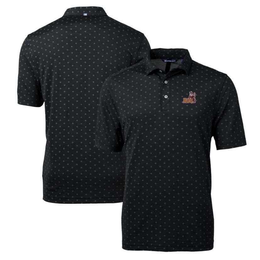 NCAA Arizona State Sun Devils Team Big & Tall Virtue Eco Pique Tile Print Polo