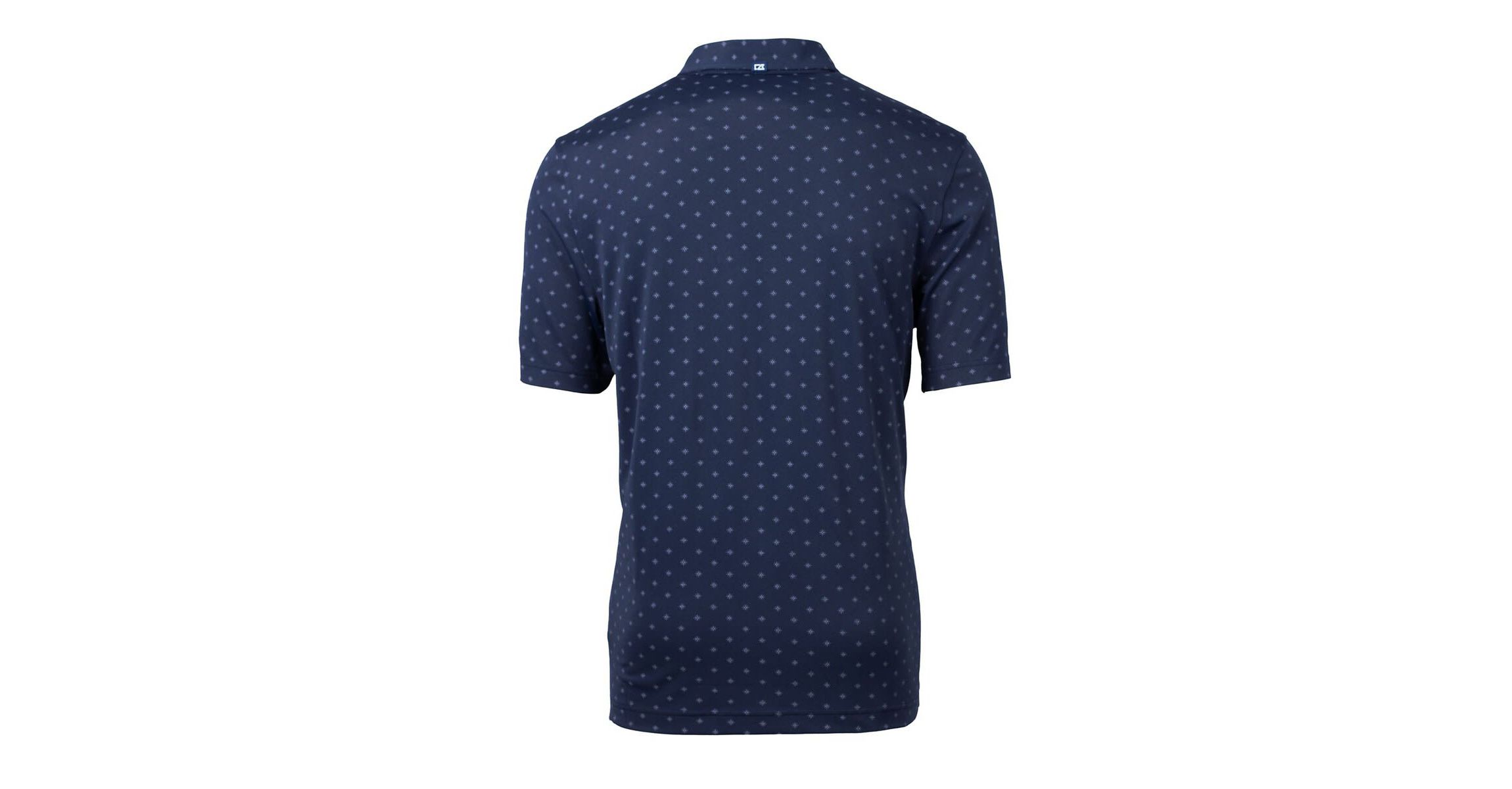 NCAA Auburn Tigers Team Big & Tall Virtue Eco Pique Tile Print Polo