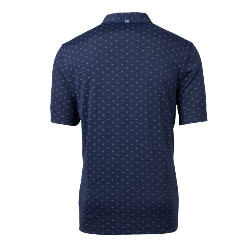 NCAA Auburn Tigers Team Big & Tall Virtue Eco Pique Tile Print Polo