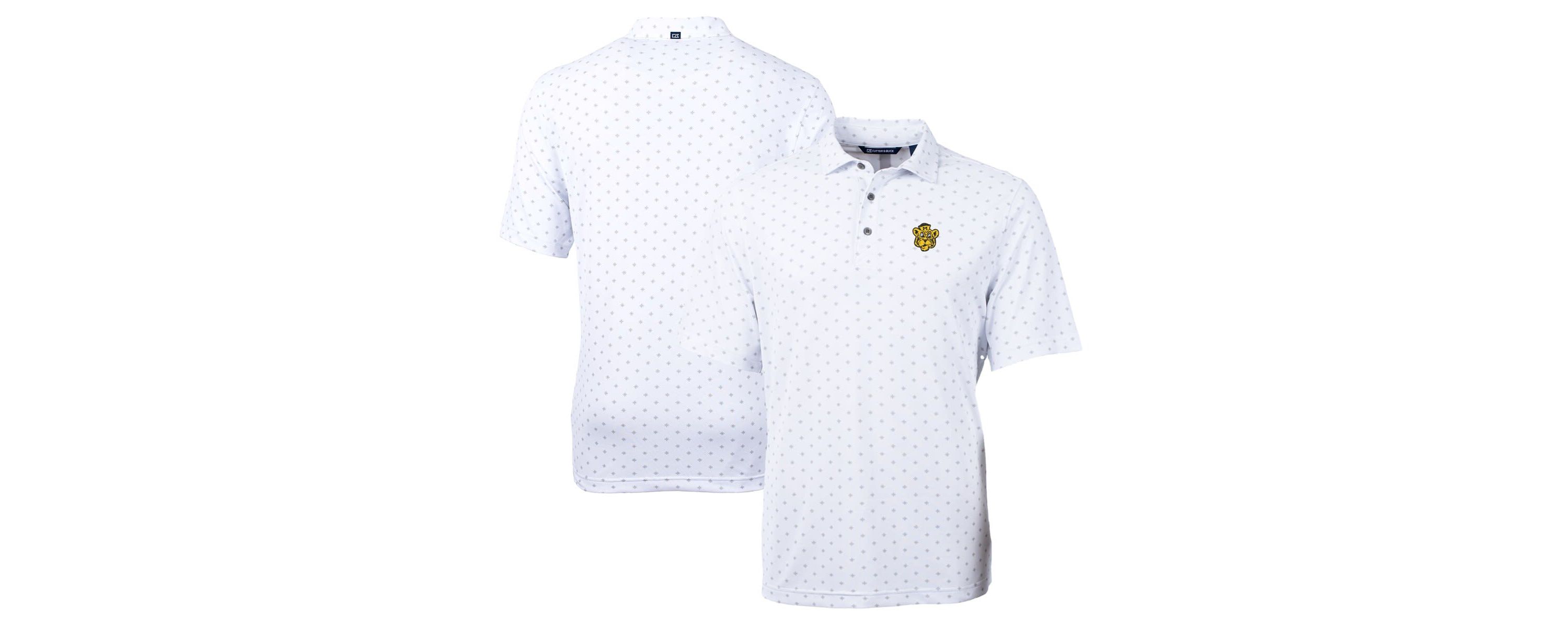 NCAA Missouri Tigers Team Big & Tall Virtue Eco Pique Tile Print Polo