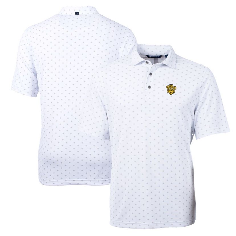NCAA Missouri Tigers Team Big & Tall Virtue Eco Pique Tile Print Polo