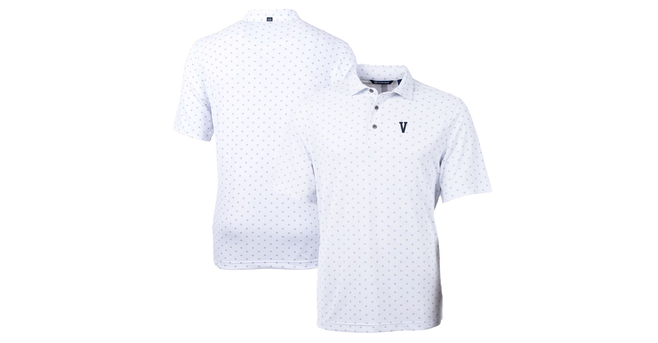 NCAA Villanova Wildcats Team Big & Tall Virtue Eco Pique Tile Print Polo