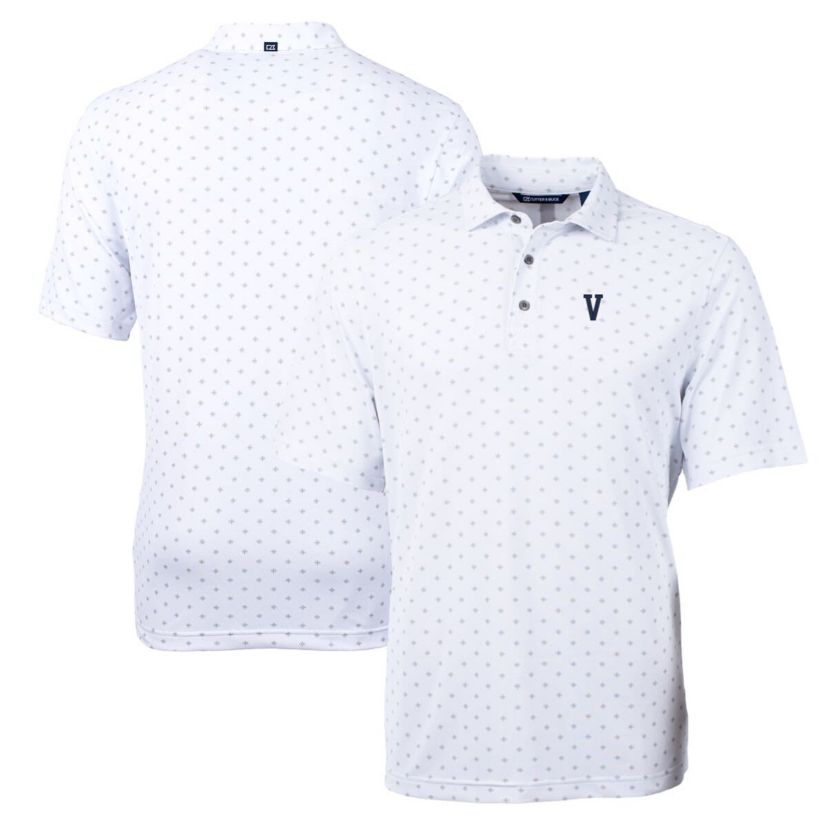 NCAA Villanova Wildcats Team Big & Tall Virtue Eco Pique Tile Print Polo