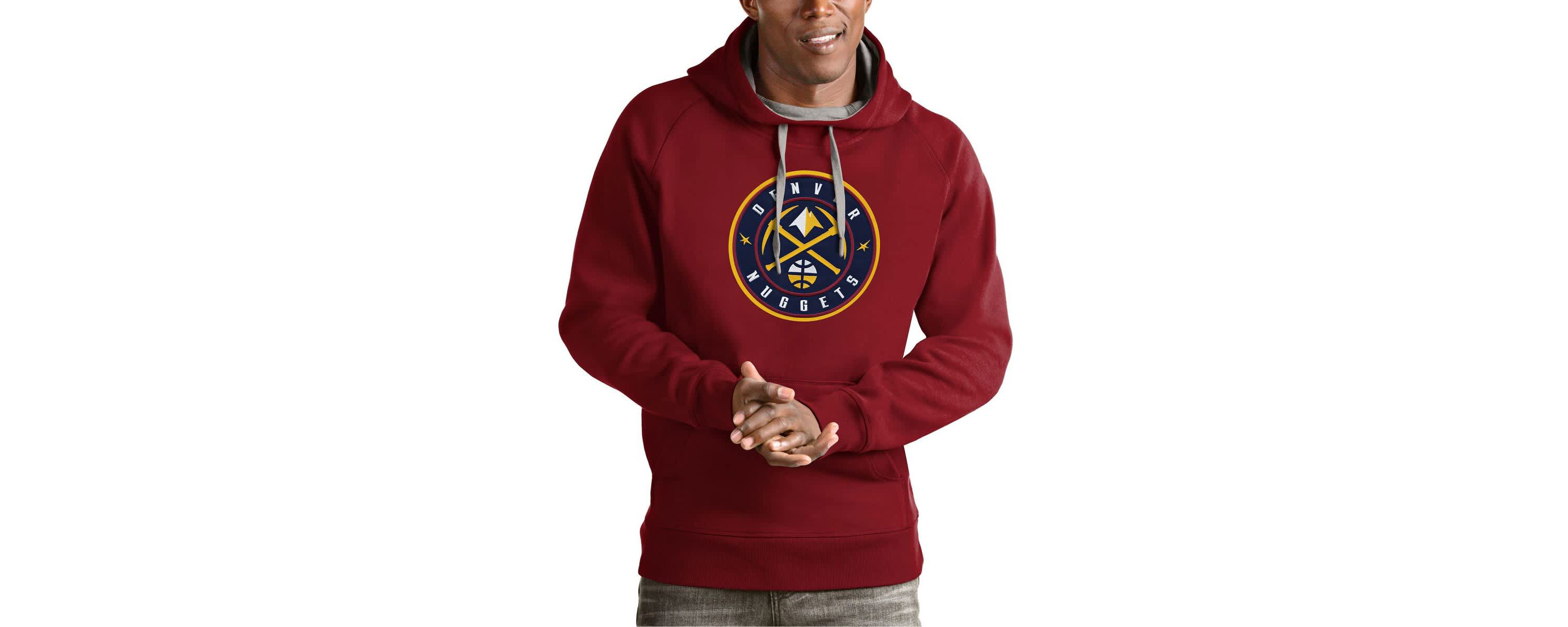 NBA Denver Nuggets Team Logo Victory Pullover Hoodie