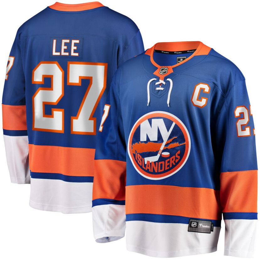 NHL Fanatics Anders Lee New York Islanders Home Captain Patch Breakaway Player Jersey