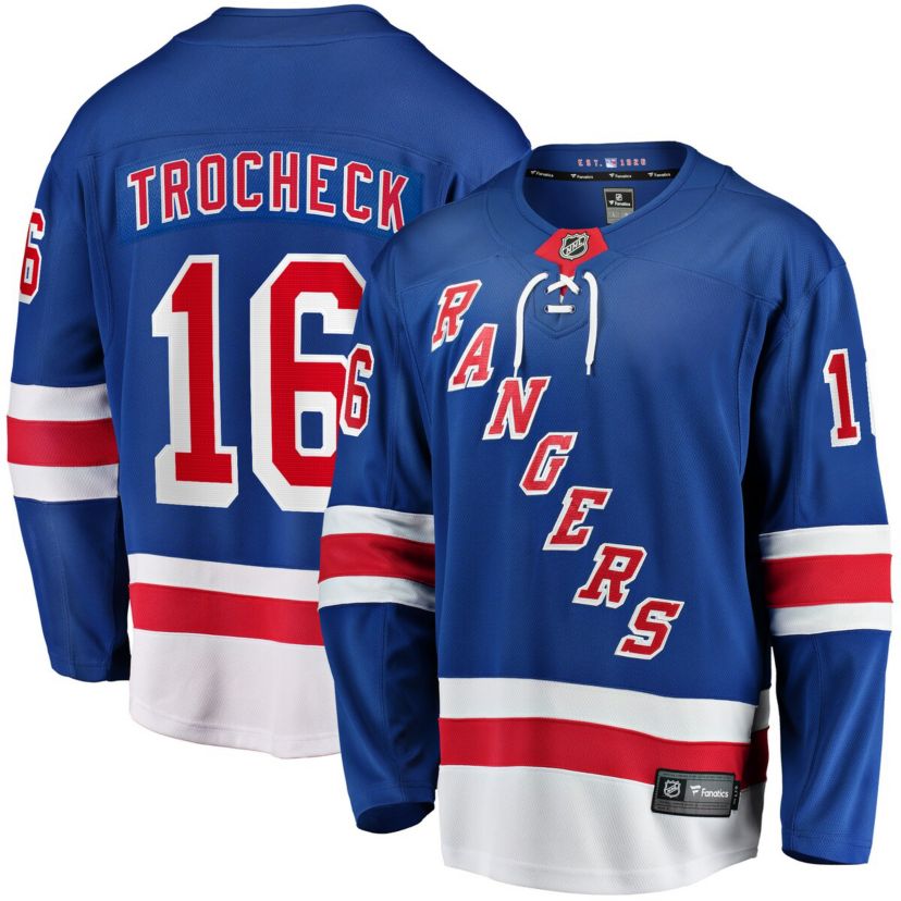 NHL Fanatics Vincent Trocheck New York Rangers Home Breakaway Player Jersey