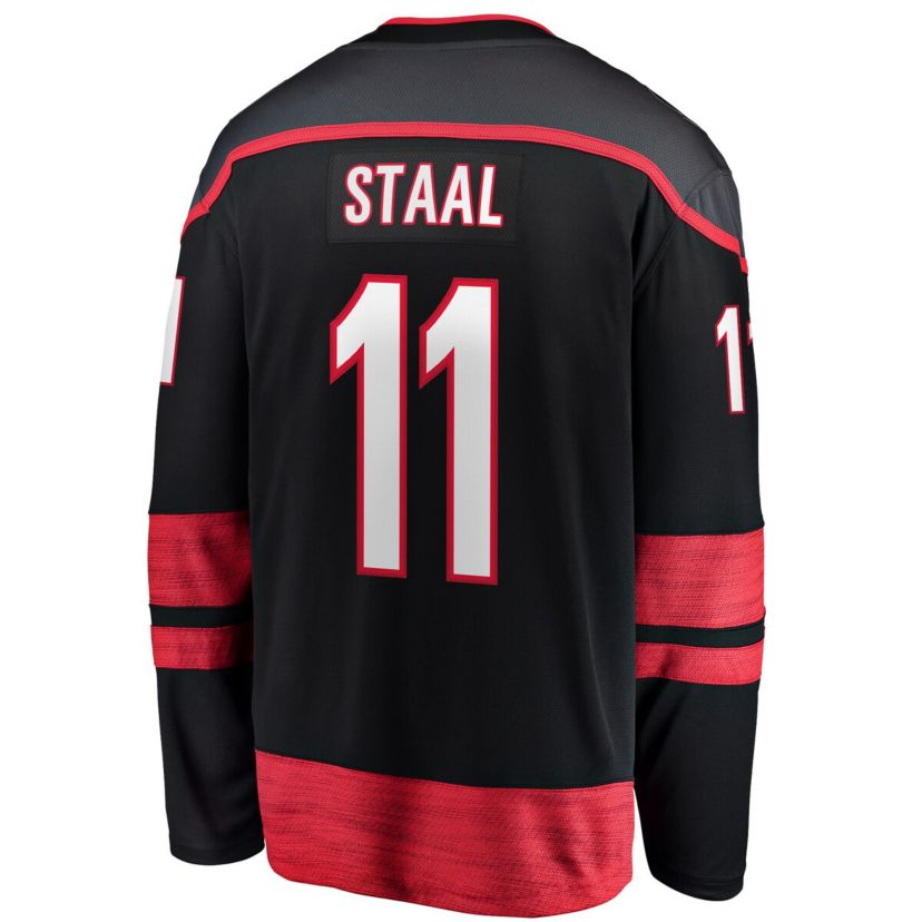 NHL Fanatics Jordan Staal Carolina Hurricanes Home Captain Patch Breakaway Player Jersey