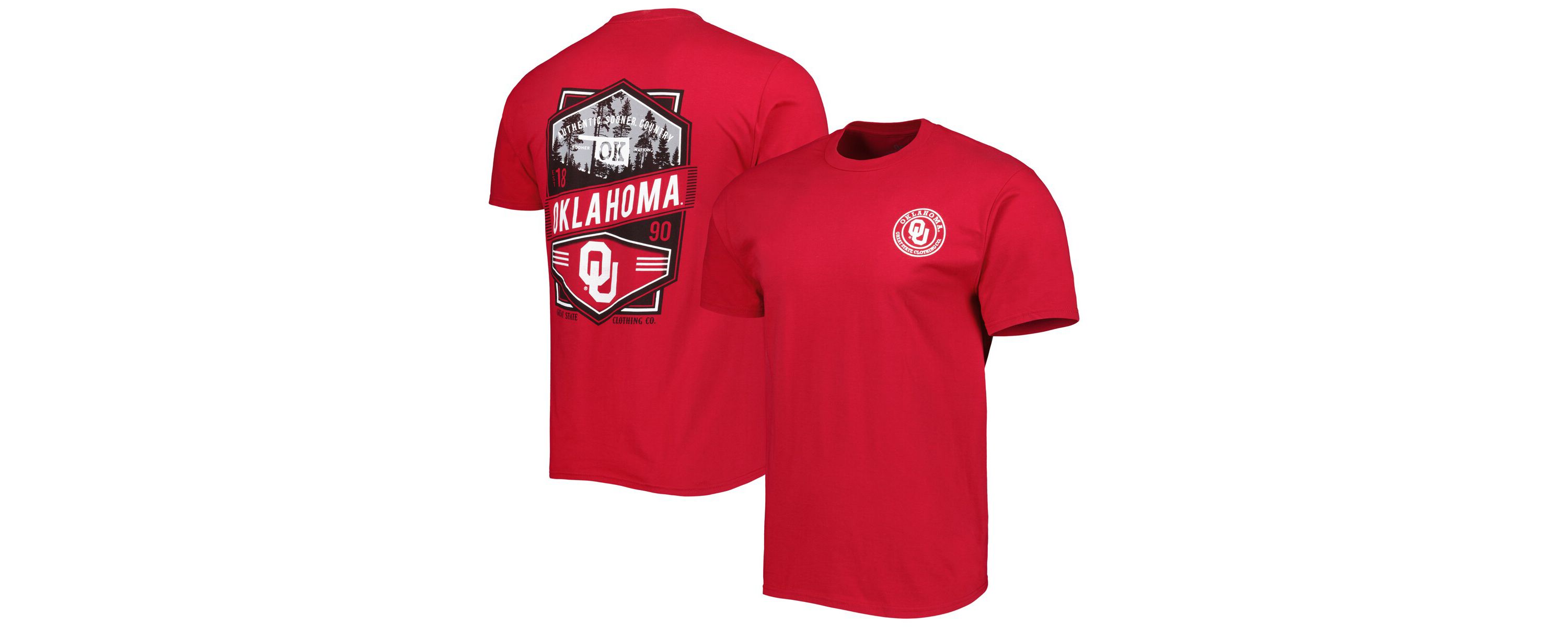 NCAA Oklahoma Sooners Double Diamond Crest T-Shirt