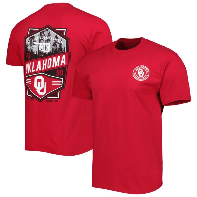 NCAA Oklahoma Sooners Double Diamond Crest T-Shirt