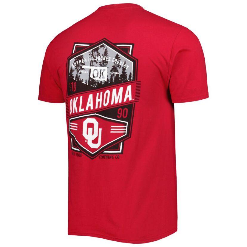 NCAA Oklahoma Sooners Double Diamond Crest T-Shirt