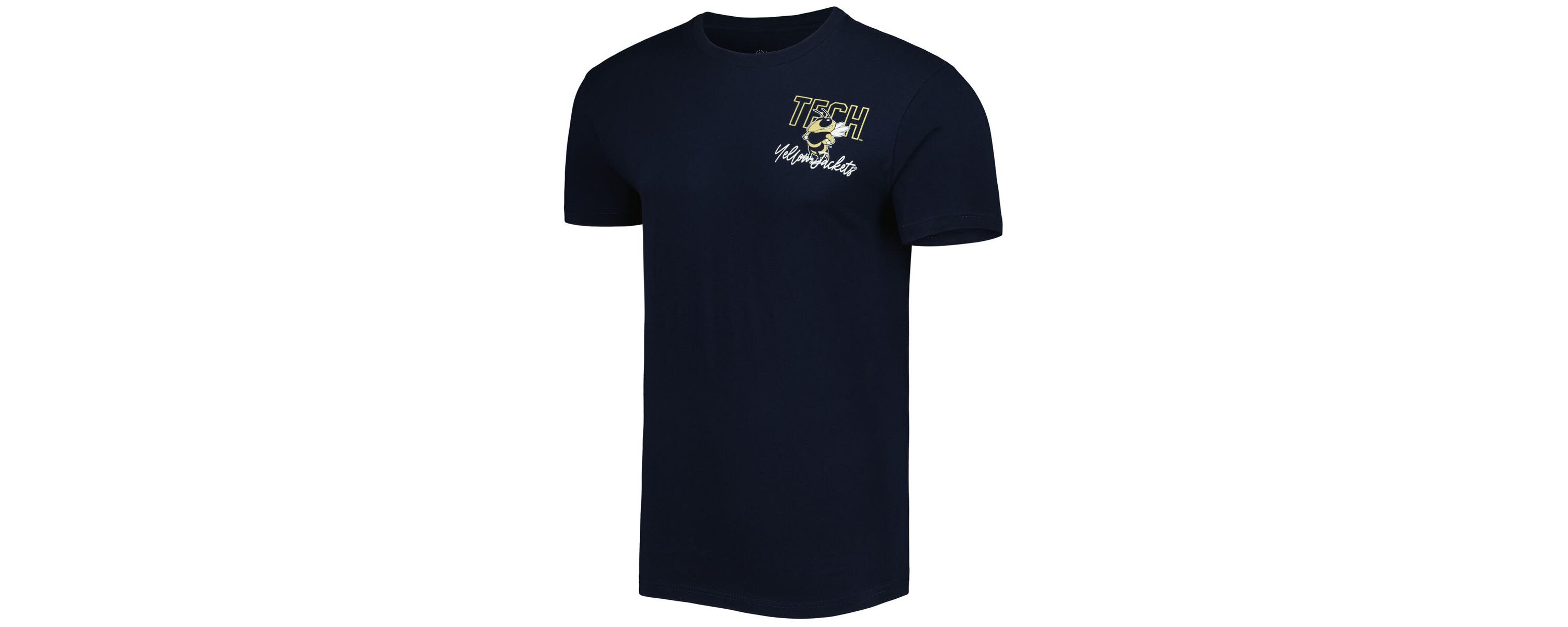 Georgia Tech Yellow Jackets NCAA Georgia Tech Jackets Vintage Through the Years Two-Hit T-Shirt