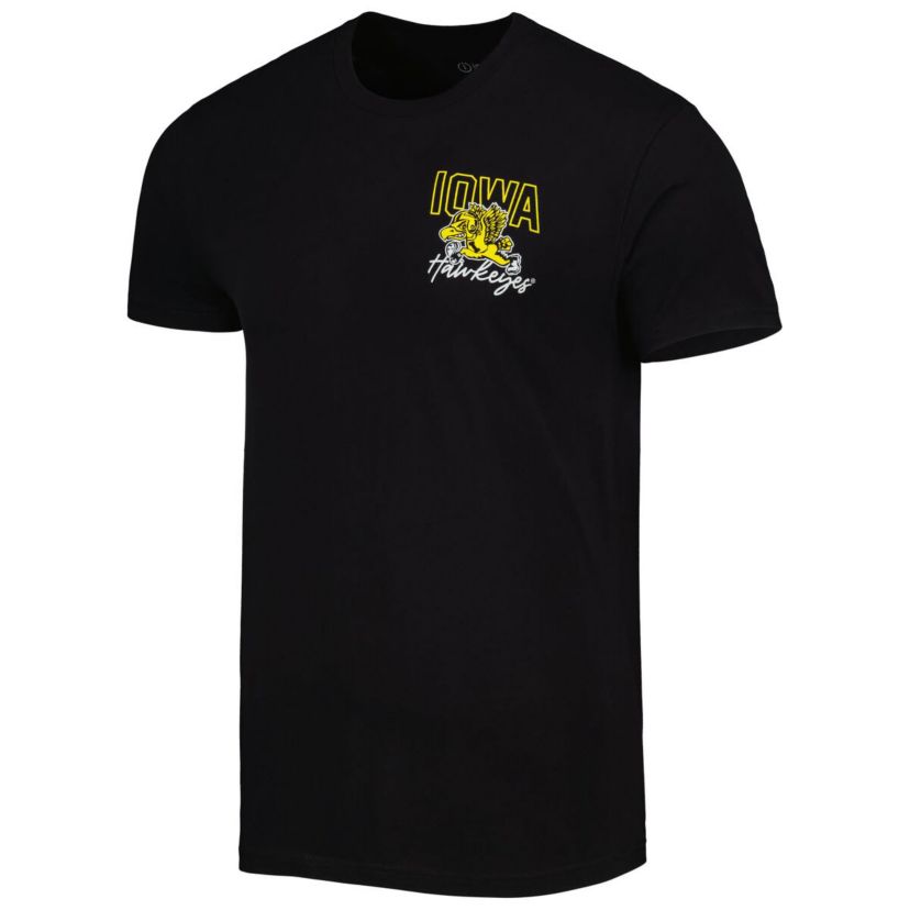 NCAA Iowa Hawkeyes Vintage Through the Years Two-Hit T-Shirt