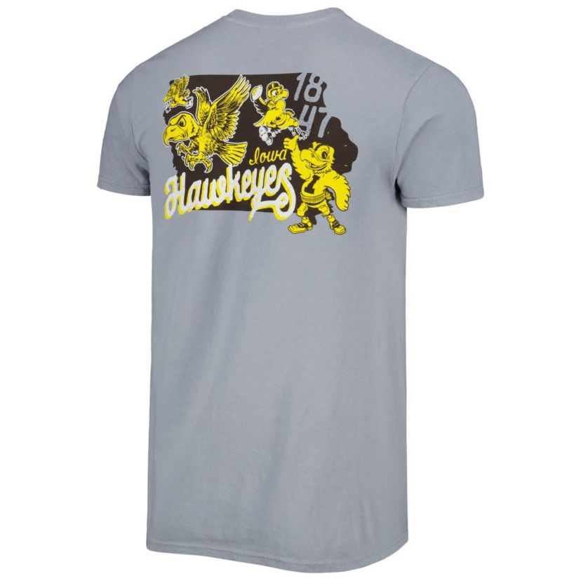 NCAA Iowa Hawkeyes Vault State Comfort T-Shirt