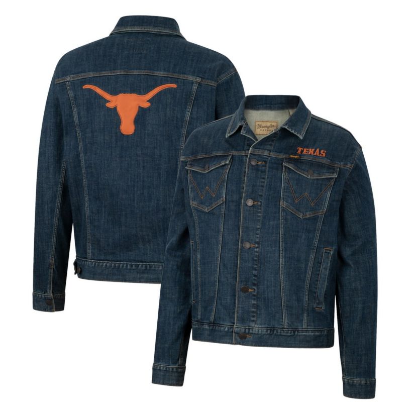 NCAA x Wrangler Texas Longhorns Retro Button-Up Jacket