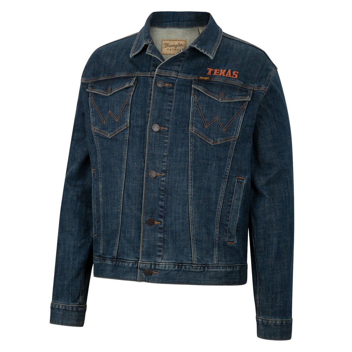 NCAA x Wrangler Texas Longhorns Retro Button-Up Jacket