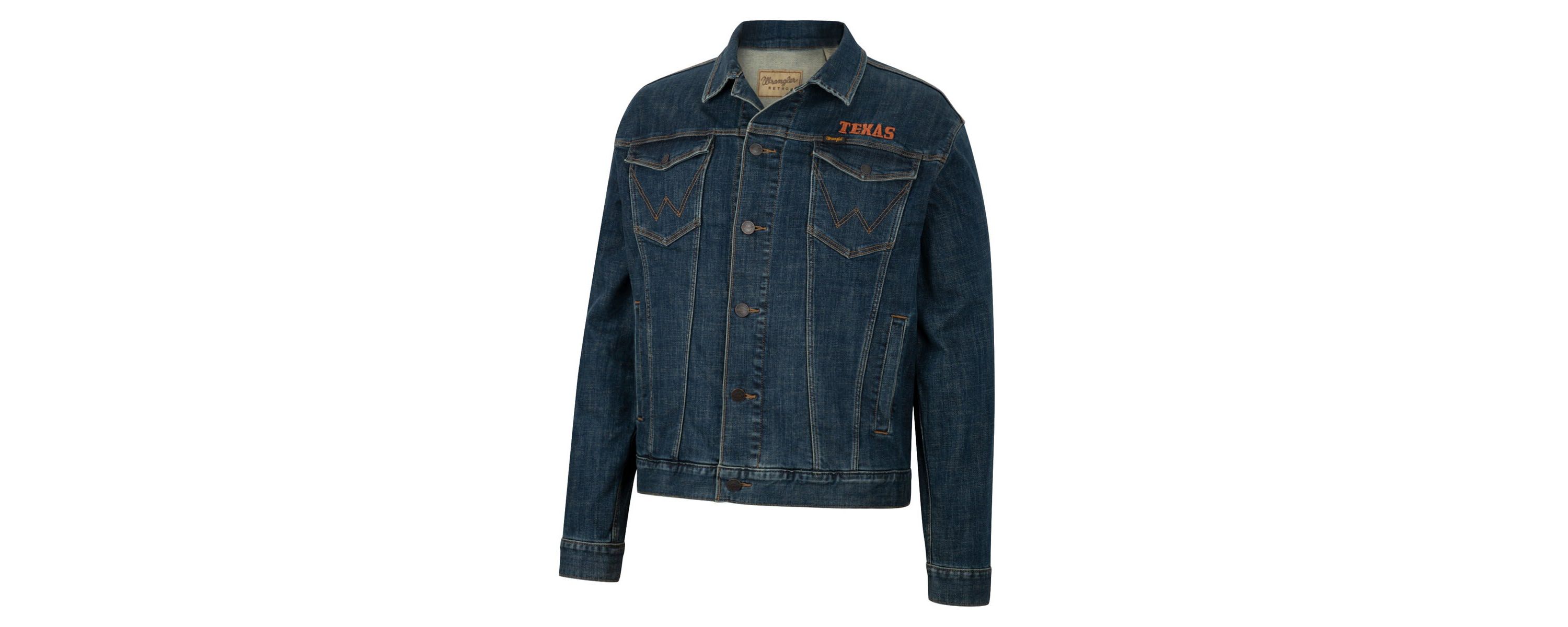 NCAA x Wrangler Texas Longhorns Retro Button-Up Jacket