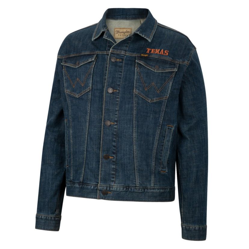NCAA x Wrangler Texas Longhorns Retro Button-Up Jacket
