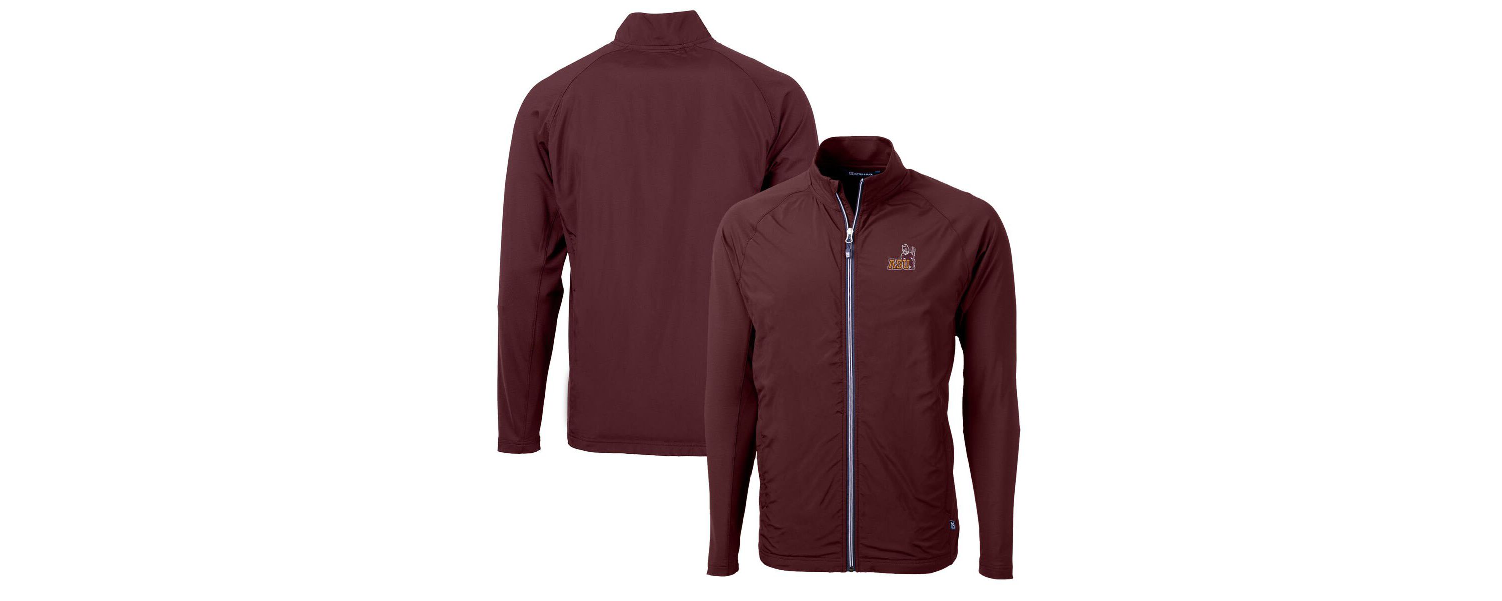 NCAA Arizona State Sun Devils Adapt Eco Knit Hybrid Recycled Full-Zip Jacket