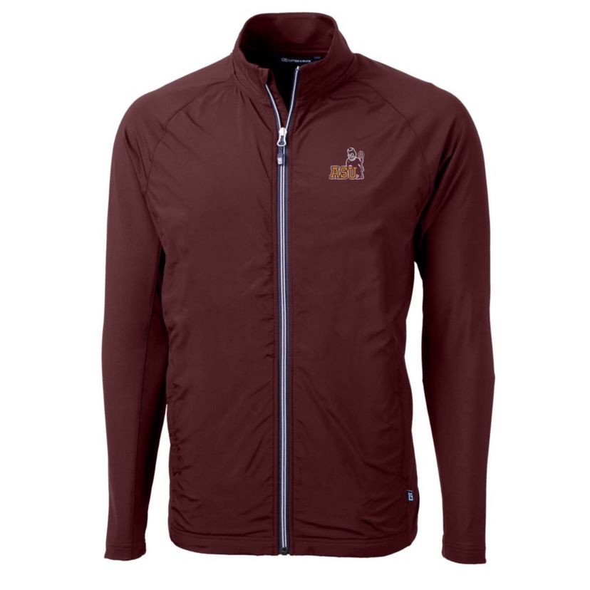 NCAA Arizona State Sun Devils Adapt Eco Knit Hybrid Recycled Full-Zip Jacket